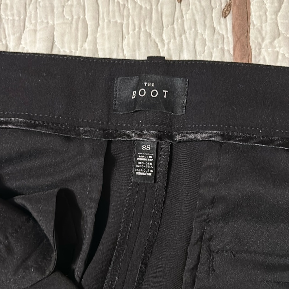 White House Black Market black boot cut trouser pant